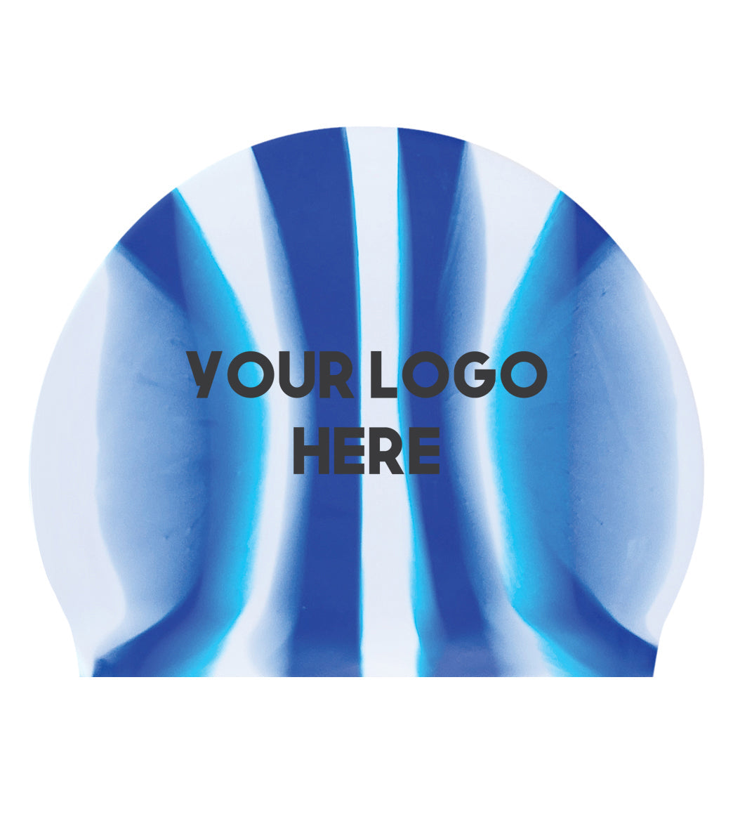 Custom Multicolor Silicone Swim Caps