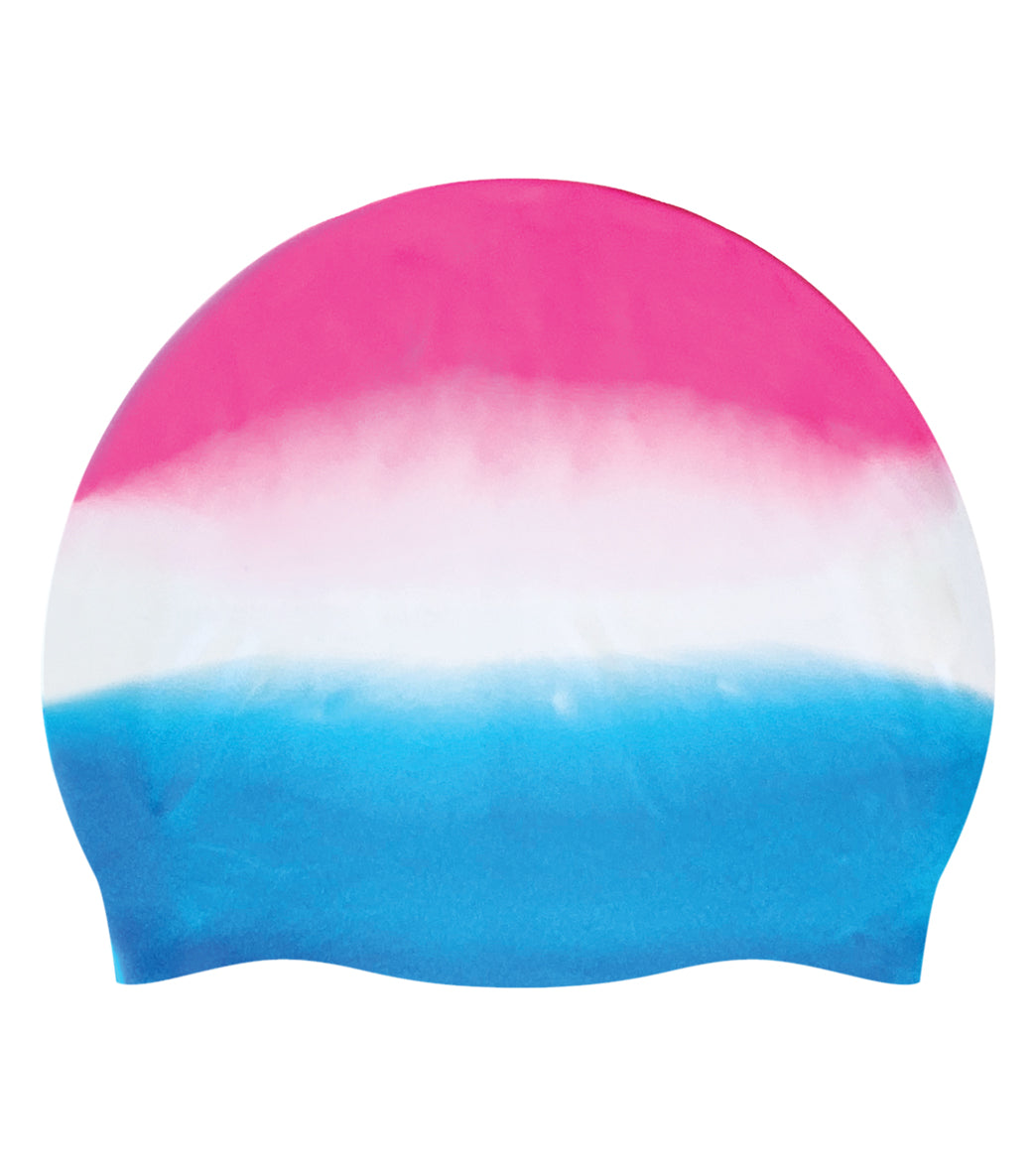 Custom Multicolor Silicone Swim Caps