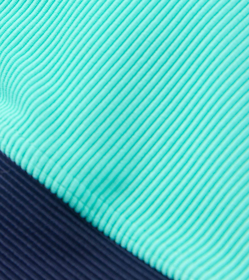 Beach House Women's Color Block Paloma Beach Solids Rib Empower Scoop Neck Crop Top