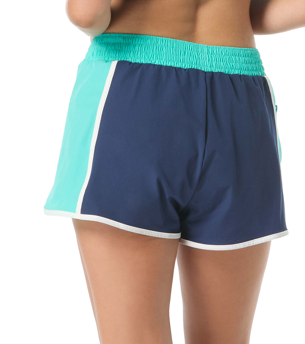 Beach House Women's Color Block Paloma Beach Solids Swim Shorts