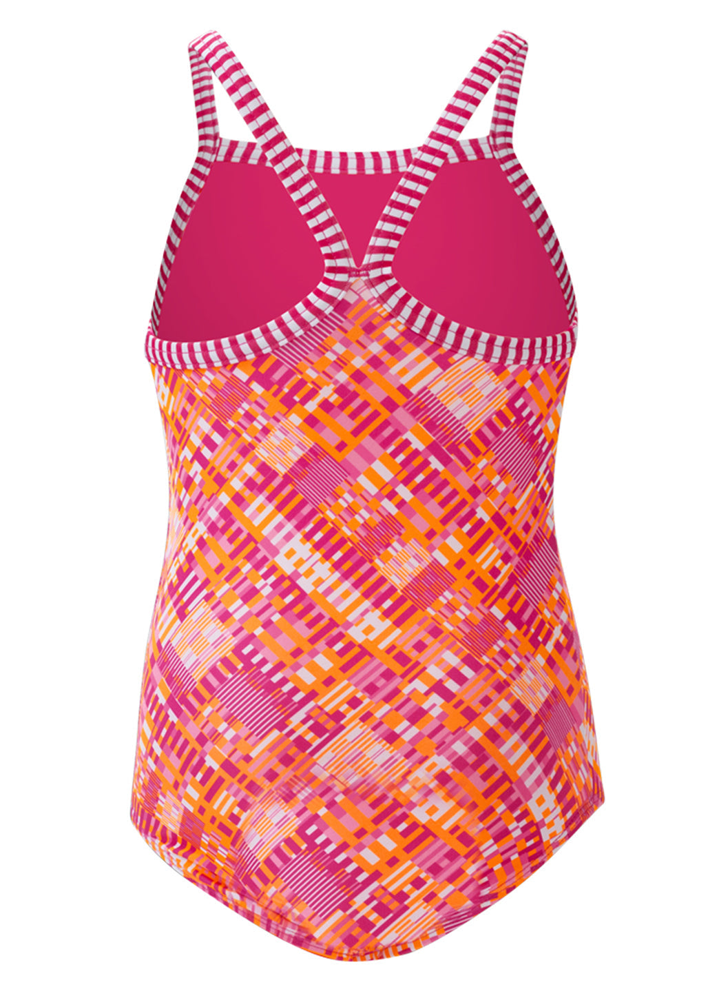 Dolfin Girls' Alphabet Printed One Piece Swimsuit (Toddler, Little Kid)