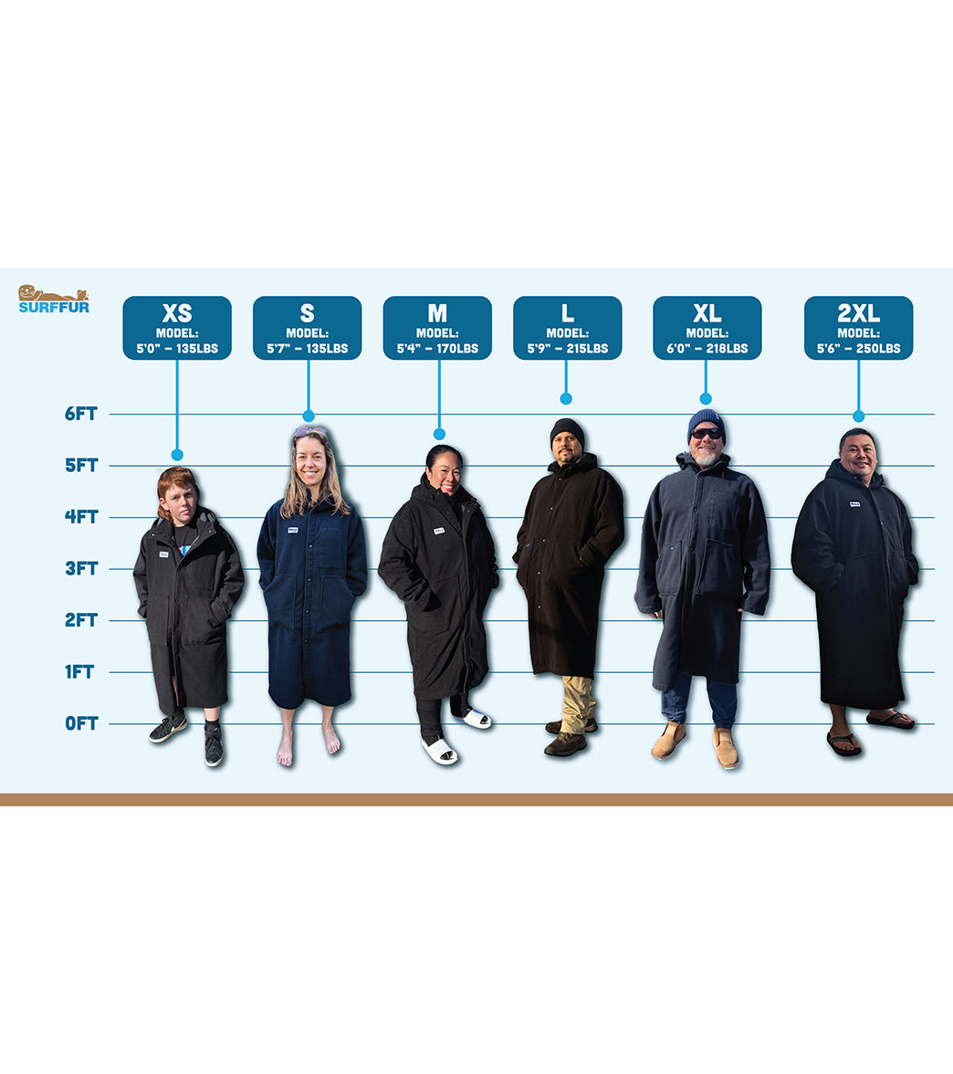 Surf-fur Unisex Fleece-Lined Water Proof Parka