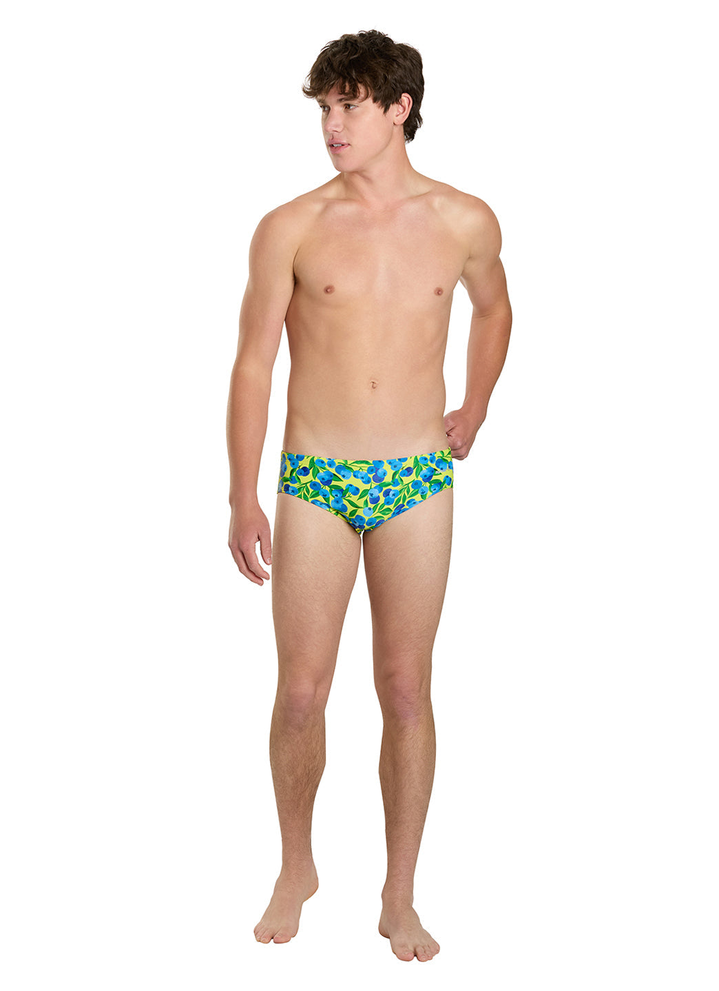 Sporti Blueberry Breeze Brief Swimsuit (26-40)