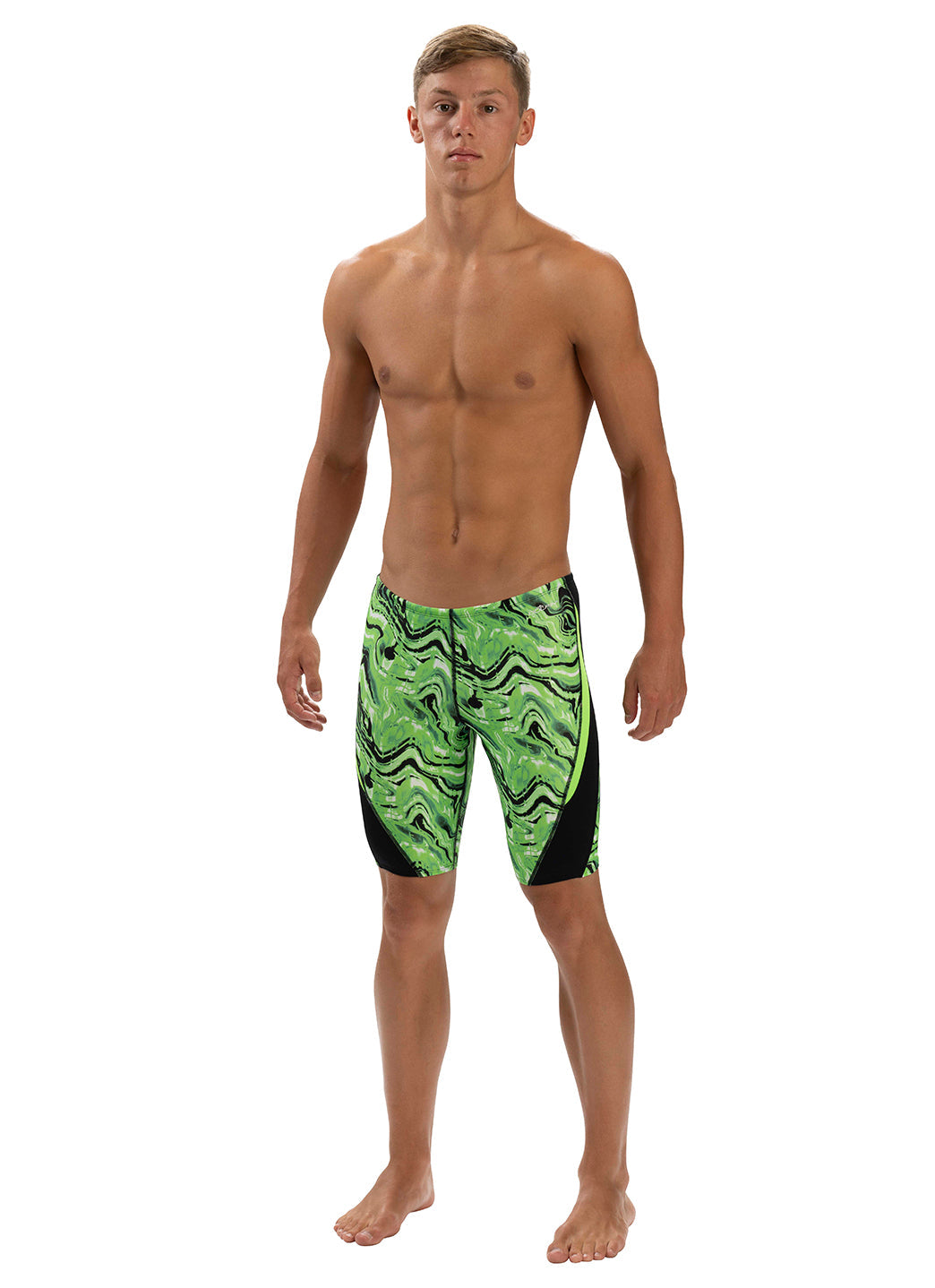 Dolfin Men's Blaze Color Block Jammer Swimsuit