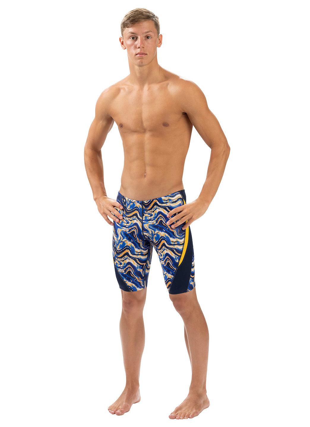Dolfin Men's Blaze Color Block Jammer Swimsuit