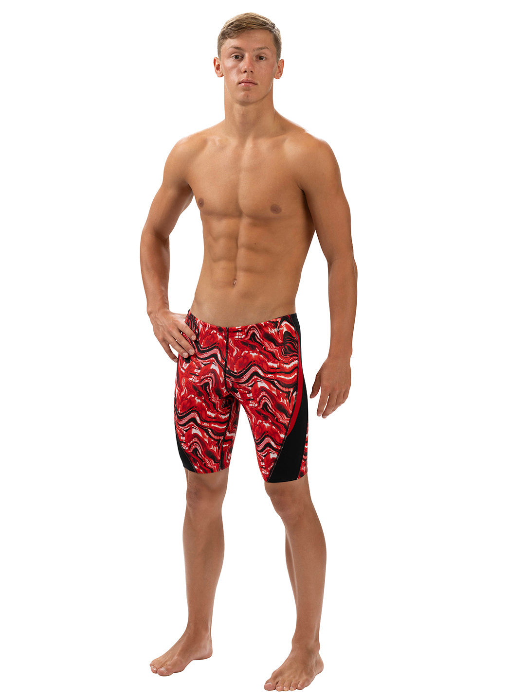 Dolfin Men's Blaze Color Block Jammer Swimsuit
