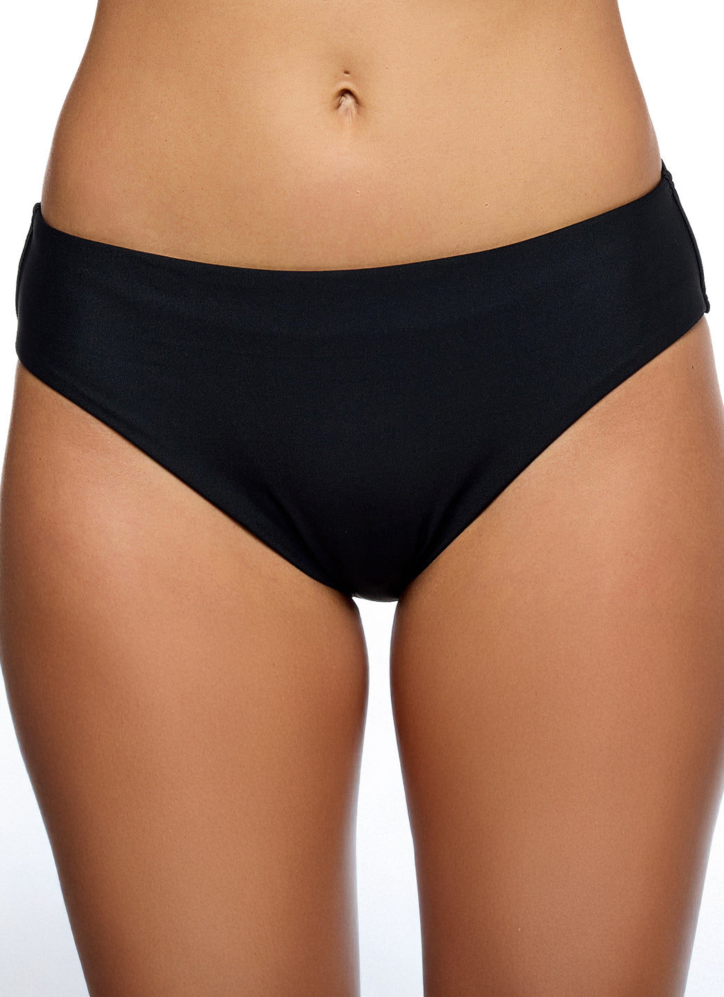 Next by Athena Women's Good Karma Shoreside Midrise Retro Bikini Bottom