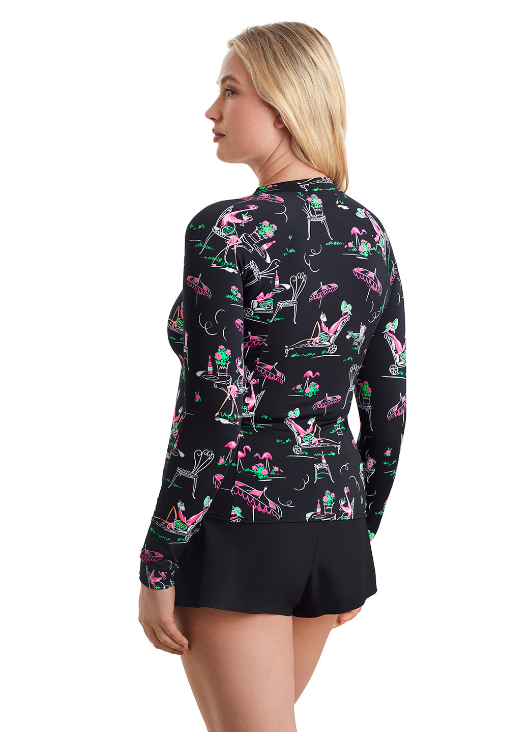 Shape Solver SPORT Women's Flamingo Hotel Sunshirt