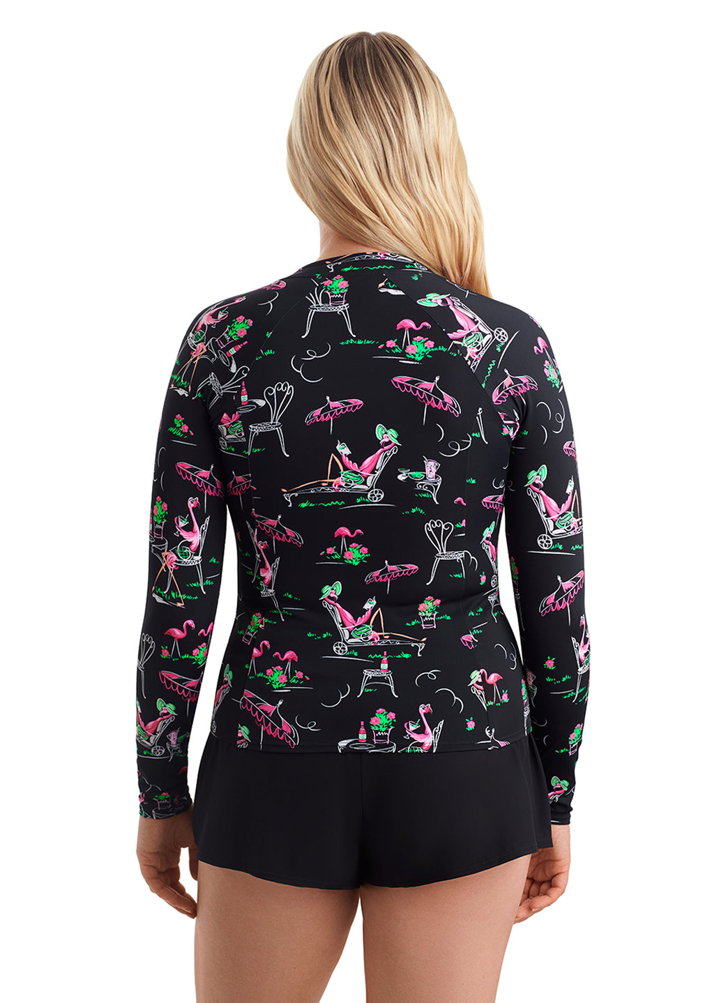 Shape Solver SPORT Women's Flamingo Hotel Sunshirt