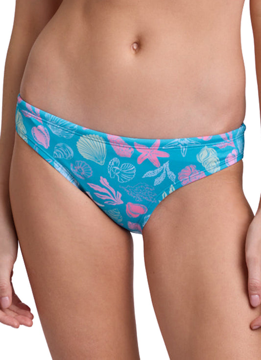 JOLYN Women's Coral Blush Andy Printed Bikini Bottom