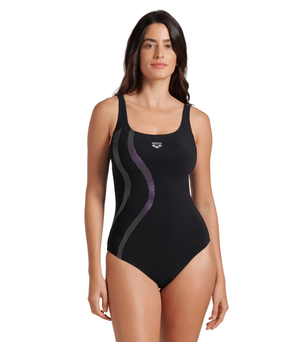 Arena Women's Ginevra Shapewear Wing Back One Piece Swimsuit