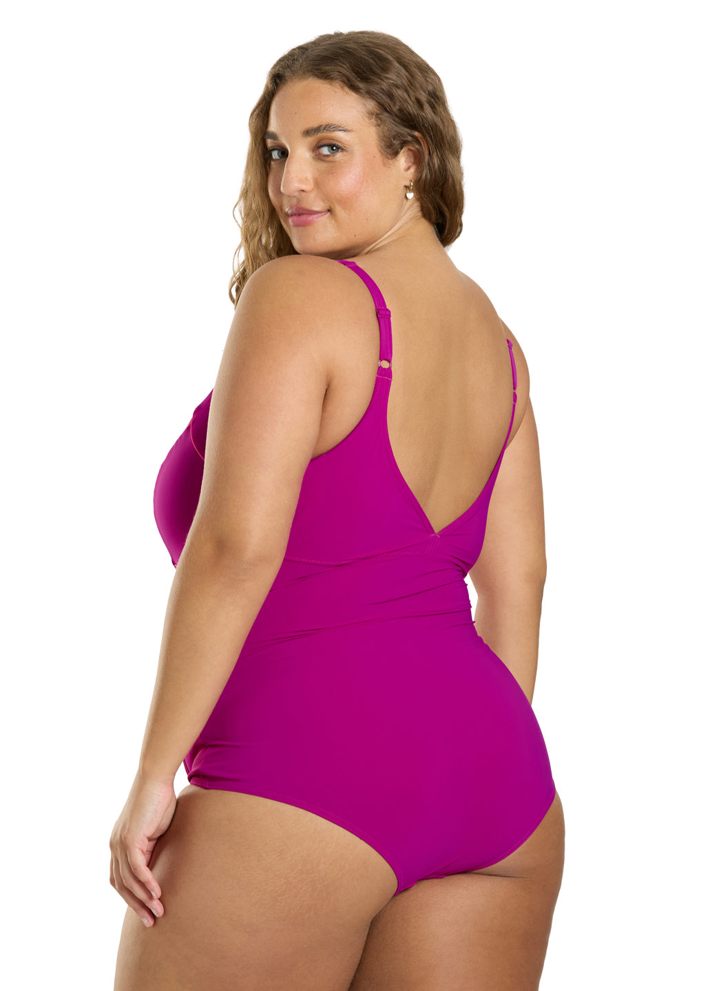 Arena Women's Jewel Shapewear Wing Back One Piece Swimsuit
