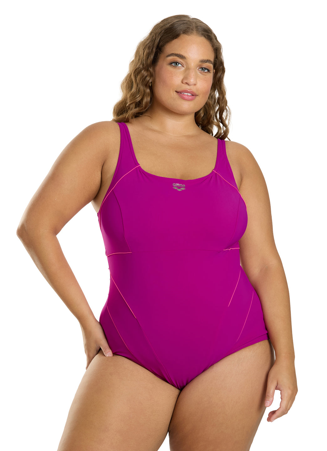 Arena Women's Jewel Shapewear Wing Back One Piece Swimsuit