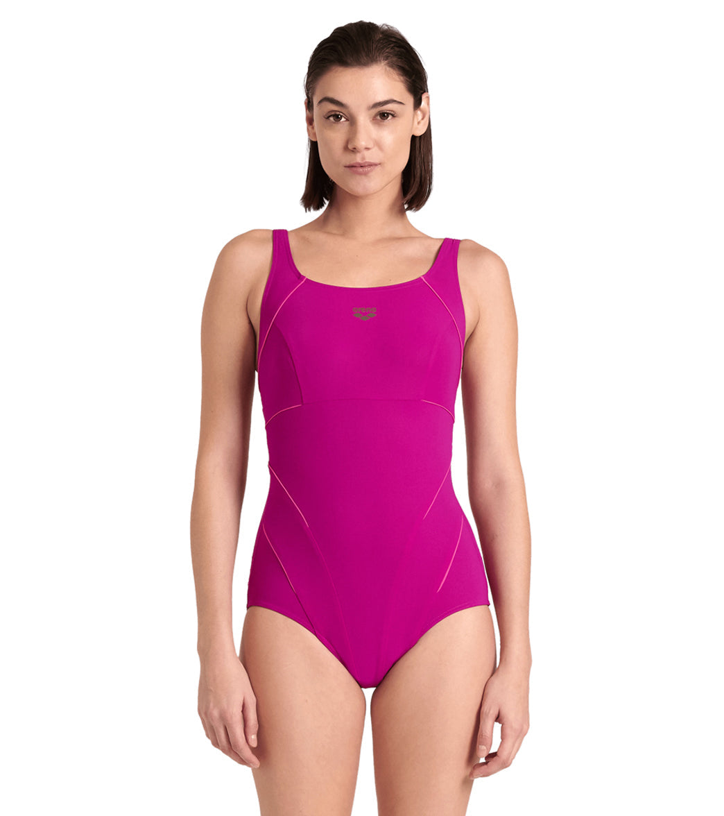 Arena Women's Jewel Shapewear Wing Back One Piece Swimsuit