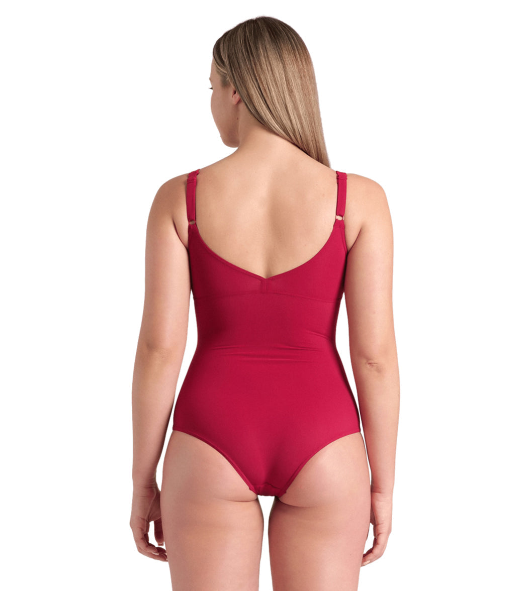 Arena Women's Jewel Shapewear Wing Back One Piece Swimsuit