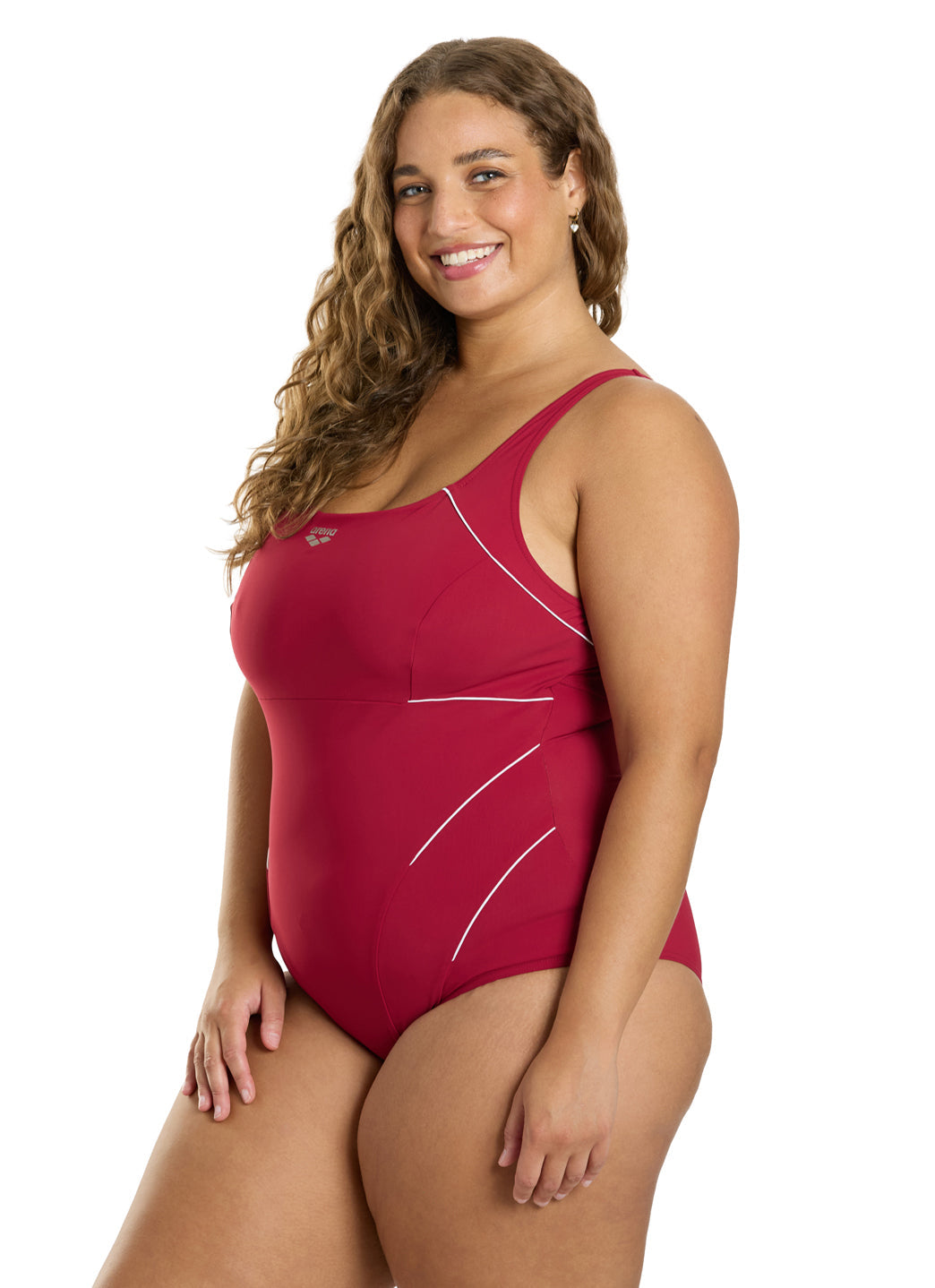 Arena Women's Jewel Shapewear Wing Back One Piece Swimsuit