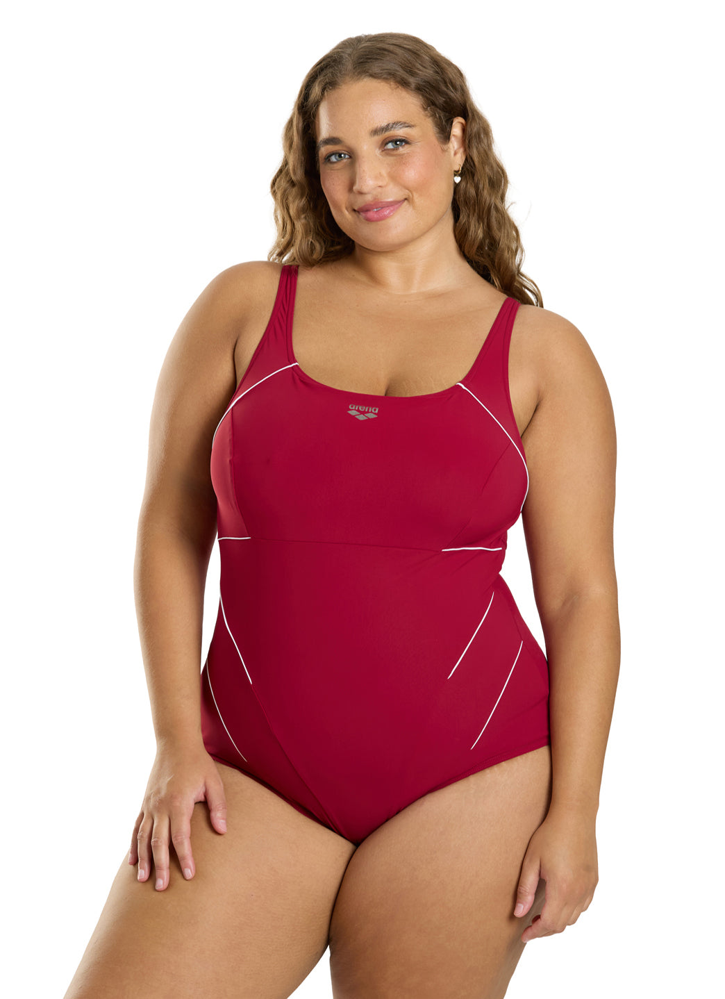 Arena Women's Jewel Shapewear Wing Back One Piece Swimsuit
