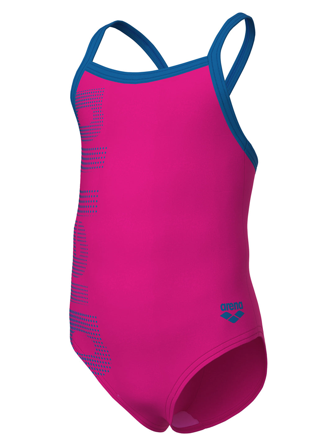 Arena Girls' Logo One Piece Swimsuit (Toddler, Little Kid)