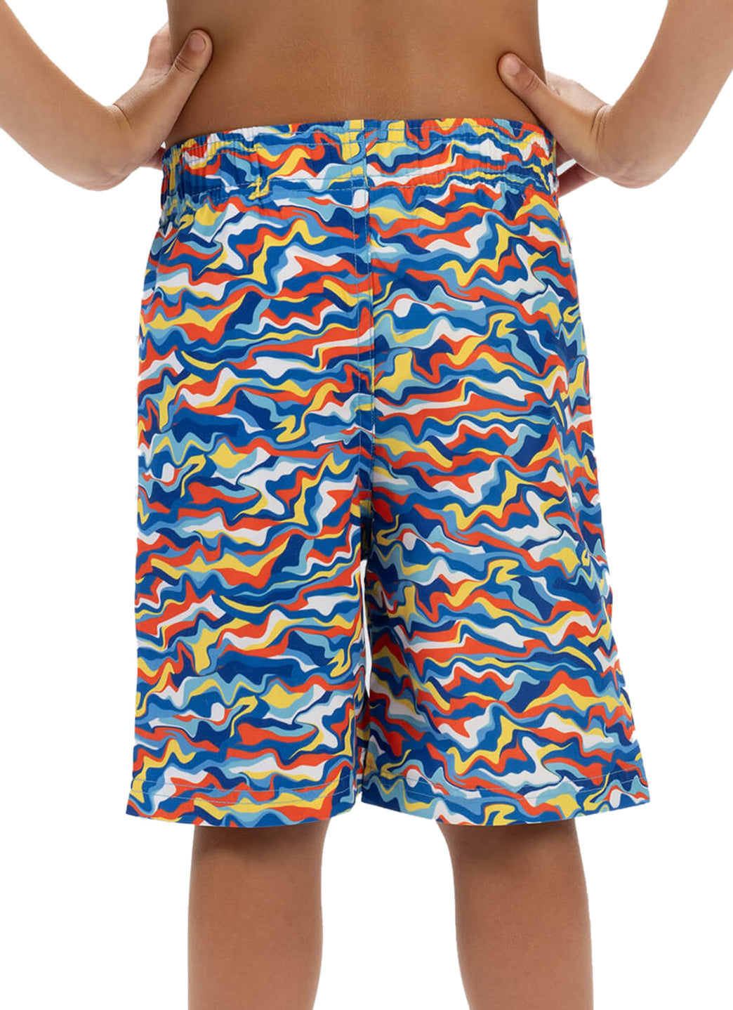 Dolfin Boys' Surfin Print Swim Trunks (Toddler, Little Kid)