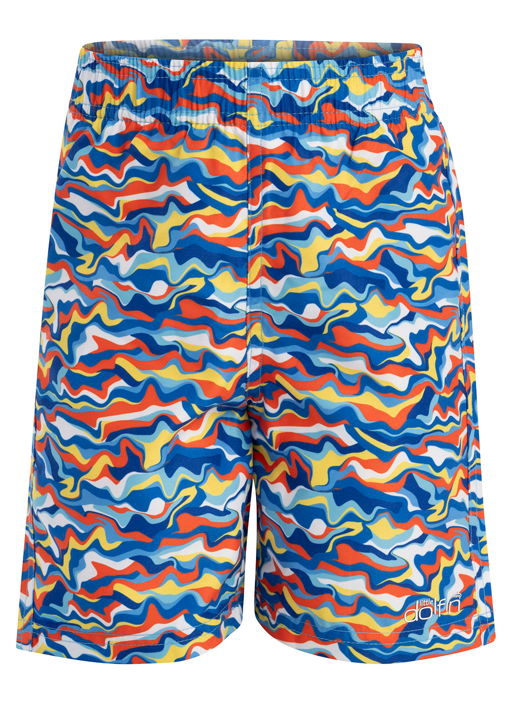 Dolfin Boys' Surfin Print Swim Trunks (Toddler, Little Kid)
