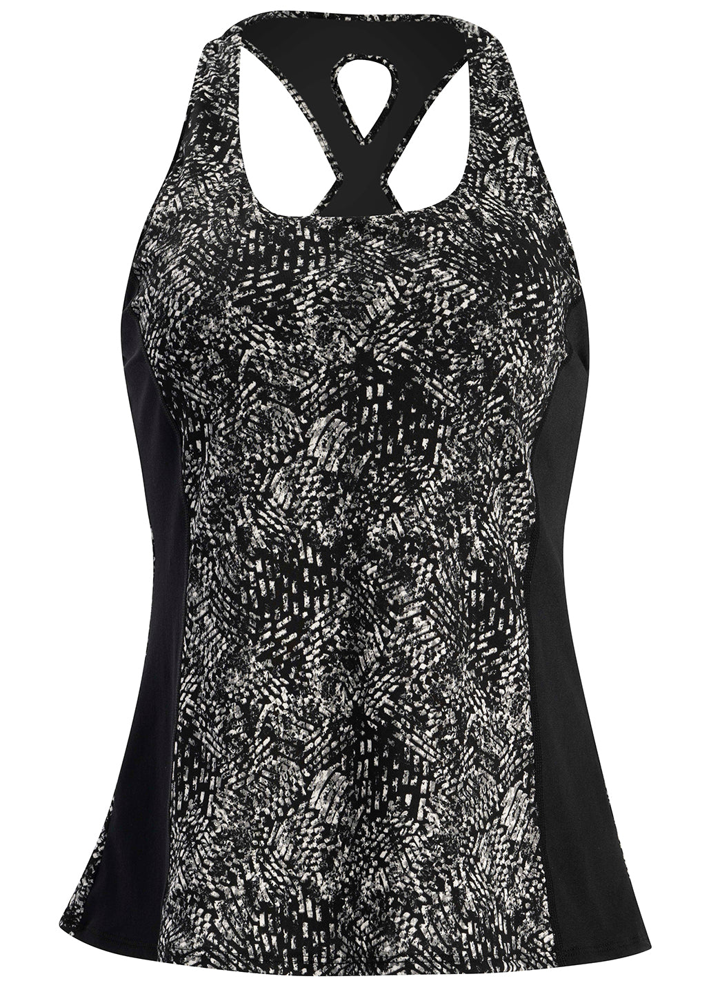 Dolfin Women's Aquashape Print Twist Back Tankini Top