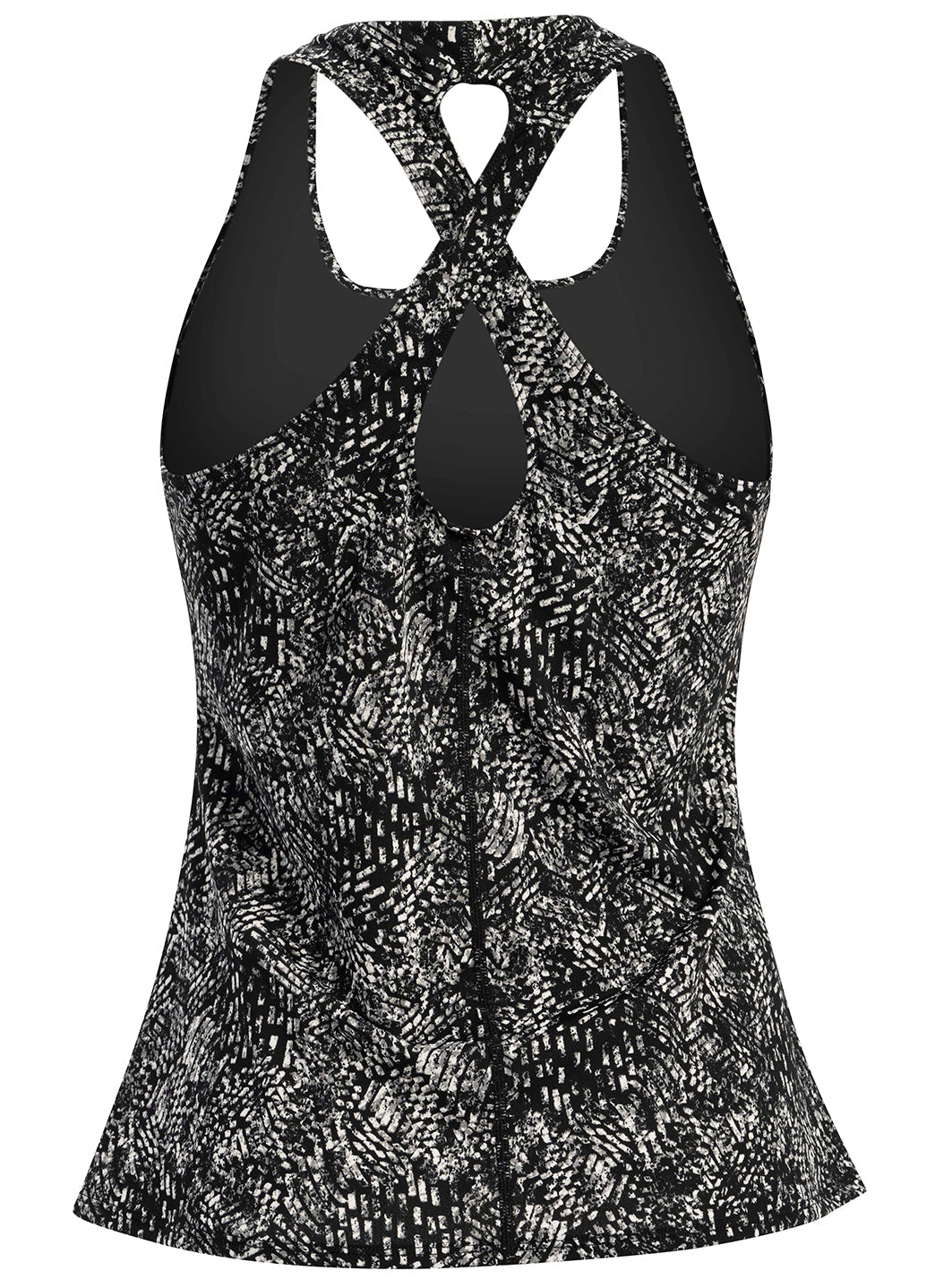 Dolfin Women's Aquashape Print Twist Back Tankini Top