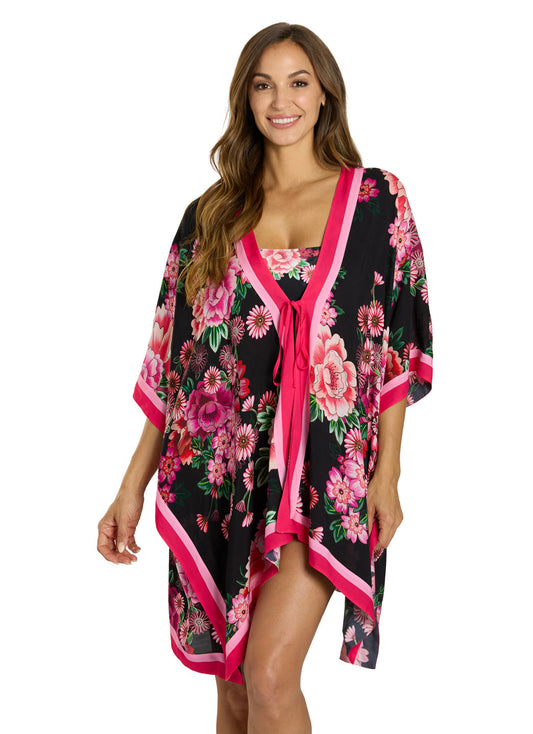 Johnny Was Women's Blum Short Kimono