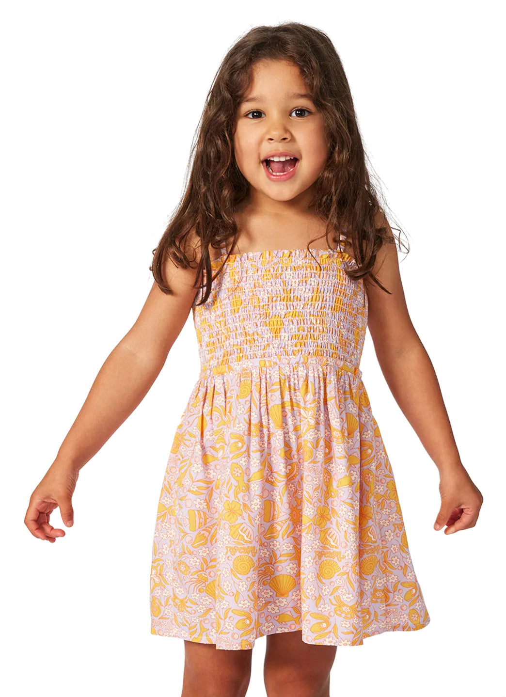 Rip Curl Girls' Rainbow Tide Woven Dress (Toddler, Little Kid)