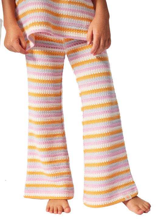 Rip Curl Girls' Rainbow Tide Stripe Pant (Toddler, Little Kid)