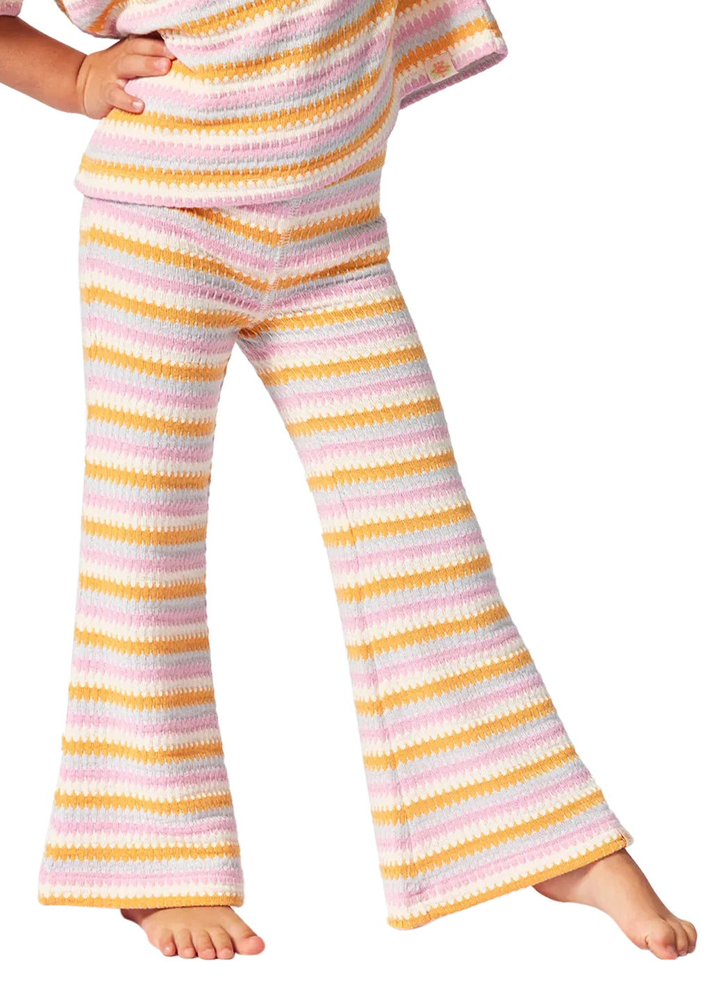 Rip Curl Girls' Rainbow Tide Stripe Pant (Toddler, Little Kid)