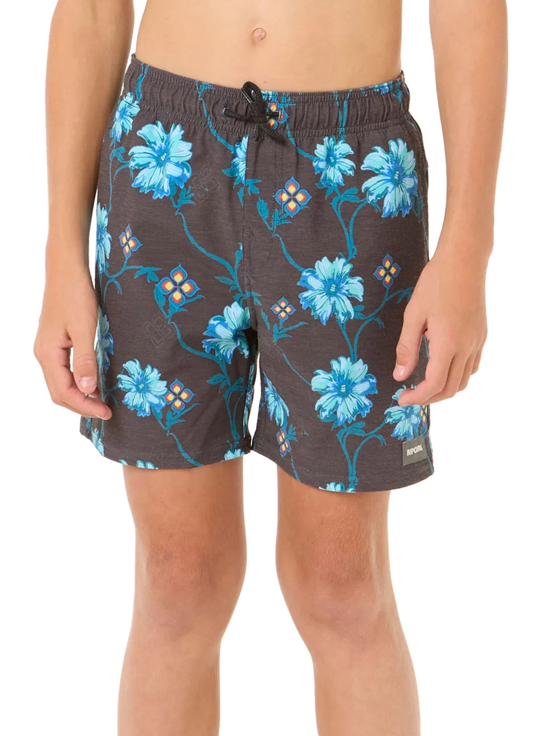 Rip Curl Boys' Surf Revival Floral Volley Shorts (Big Kid)