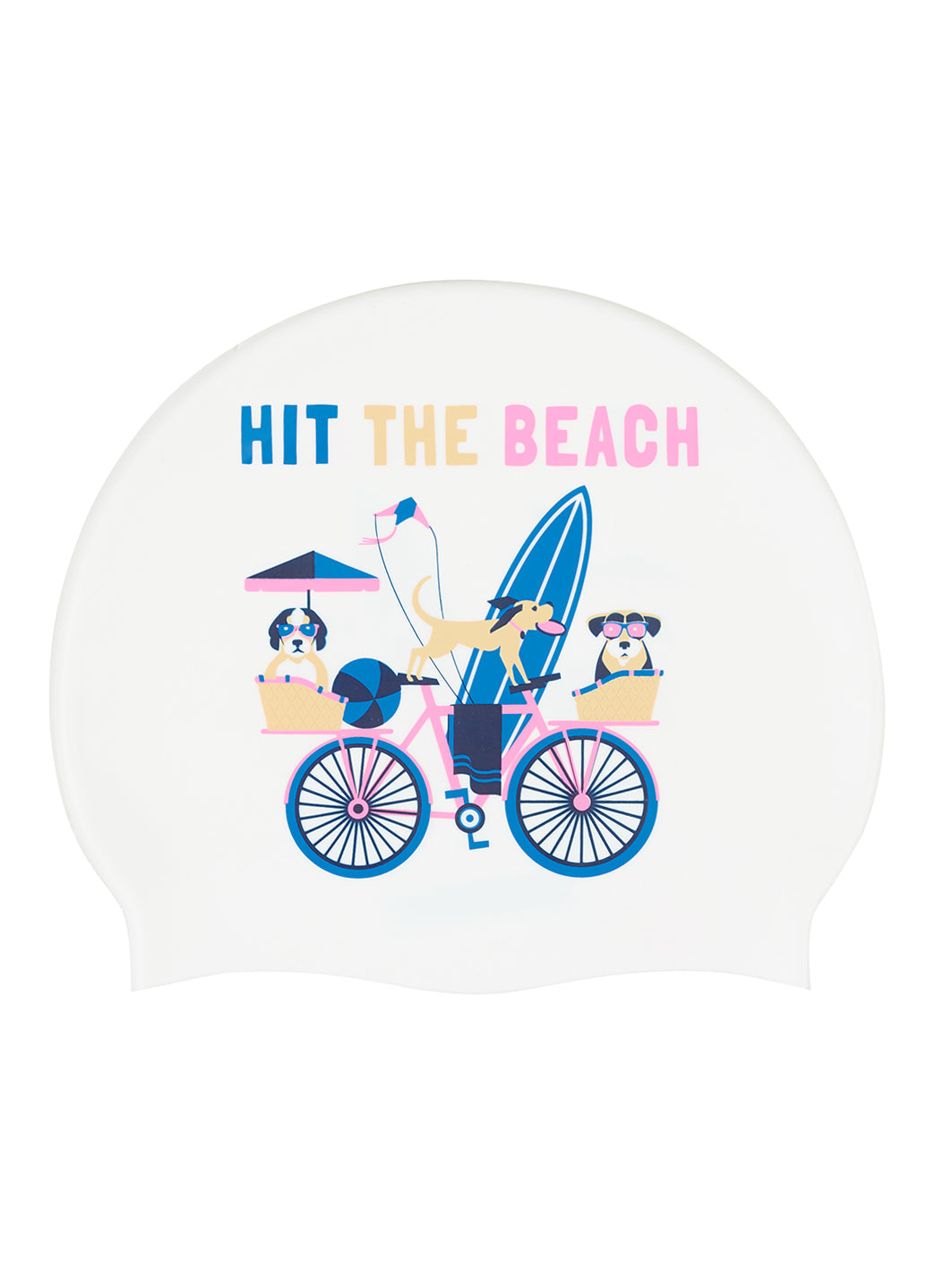 Sporti Beach Day Silicone Swim Cap