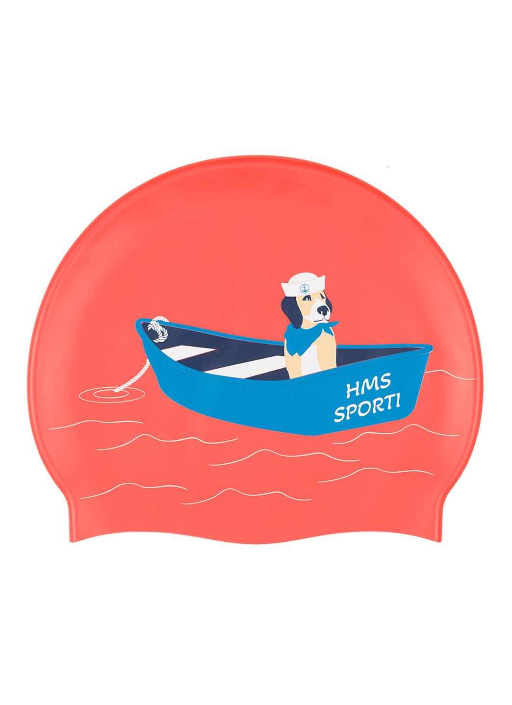 Sporti Skipper Silicone Swim Cap