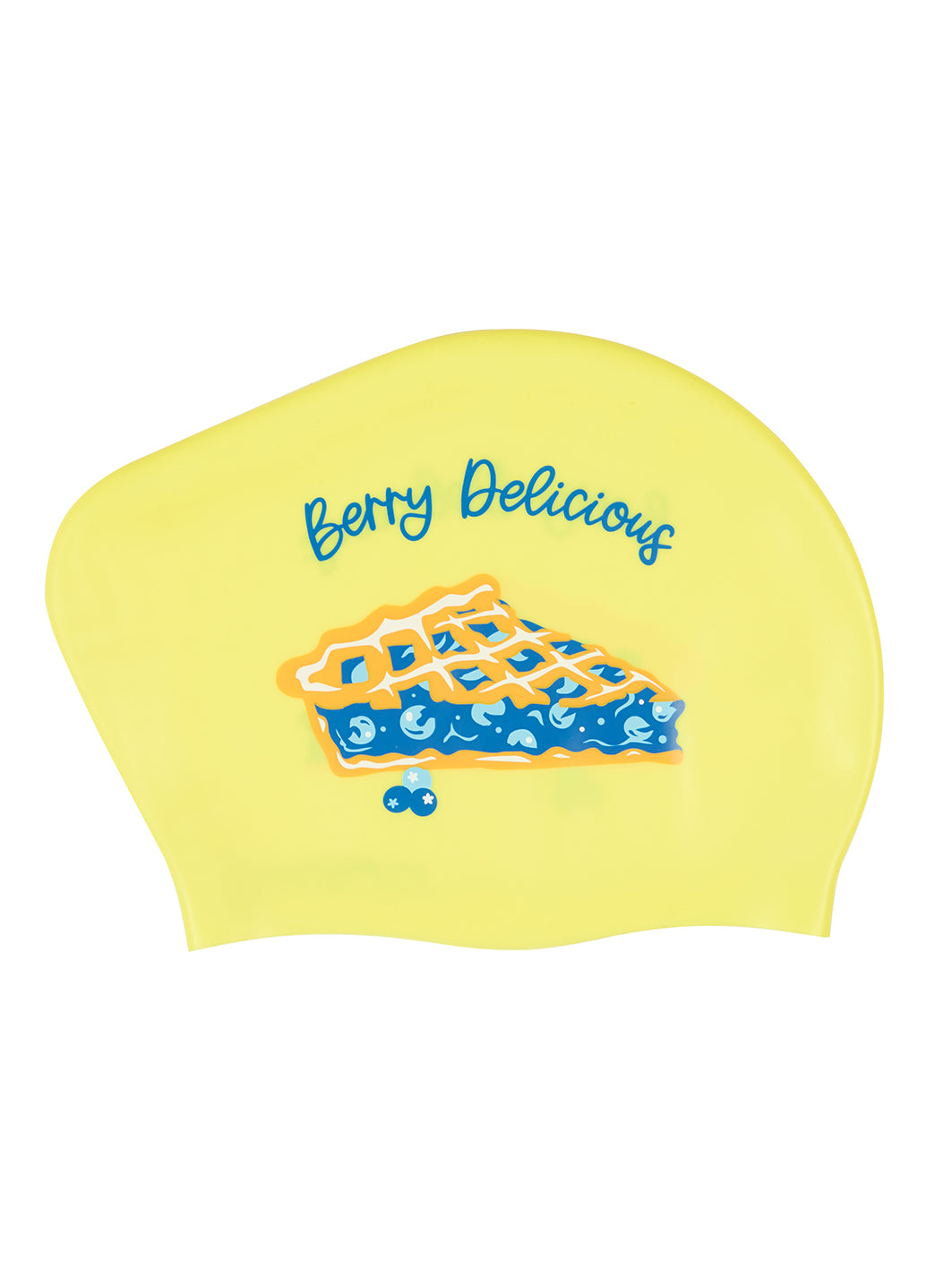 Sporti Berry Delicious Long Hair Bun Silicone Swim Cap