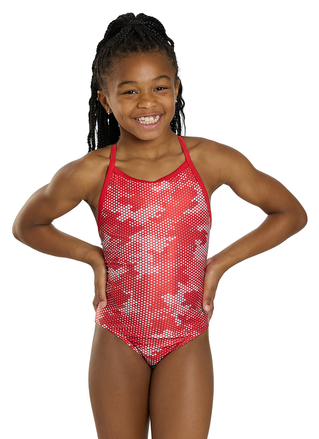 Sporti HydroLast Digi Camo Thin Strap One Piece Swimsuit (22-44)