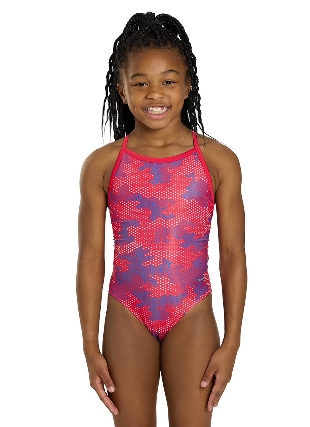 Sporti HydroLast Digi Camo Thin Strap One Piece Swimsuit (22-44)