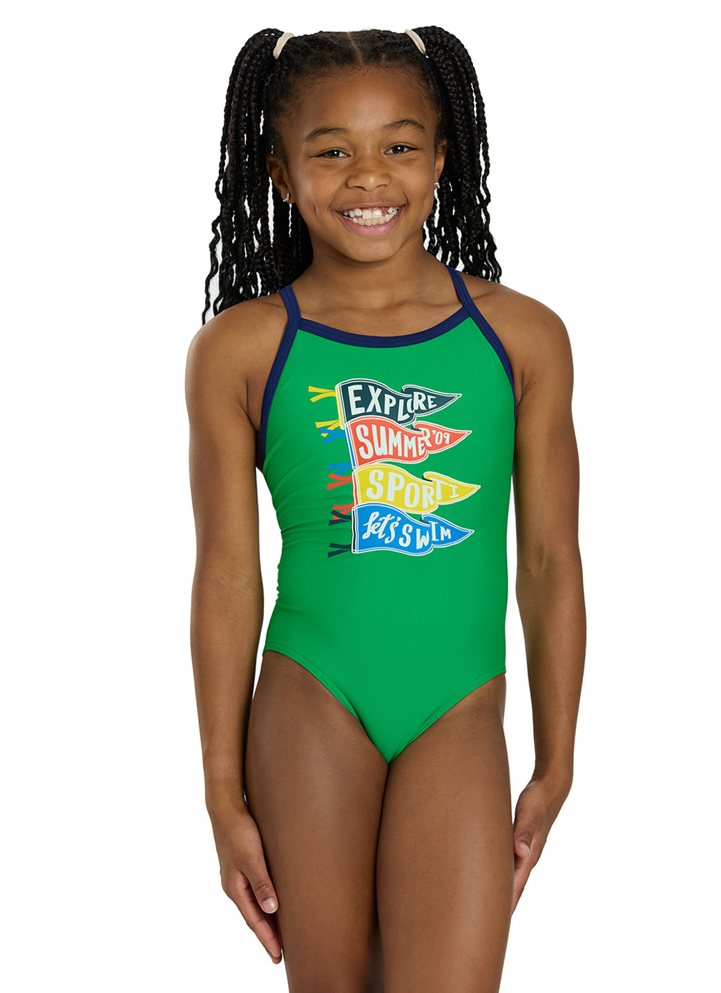 Sporti Team Spirit Thin Strap One Piece Swimsuit (22-44)