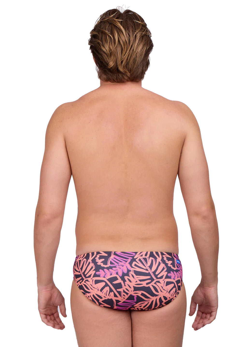 JOLYN Men's Brolyn Tropic Glow Brief Swimsuit