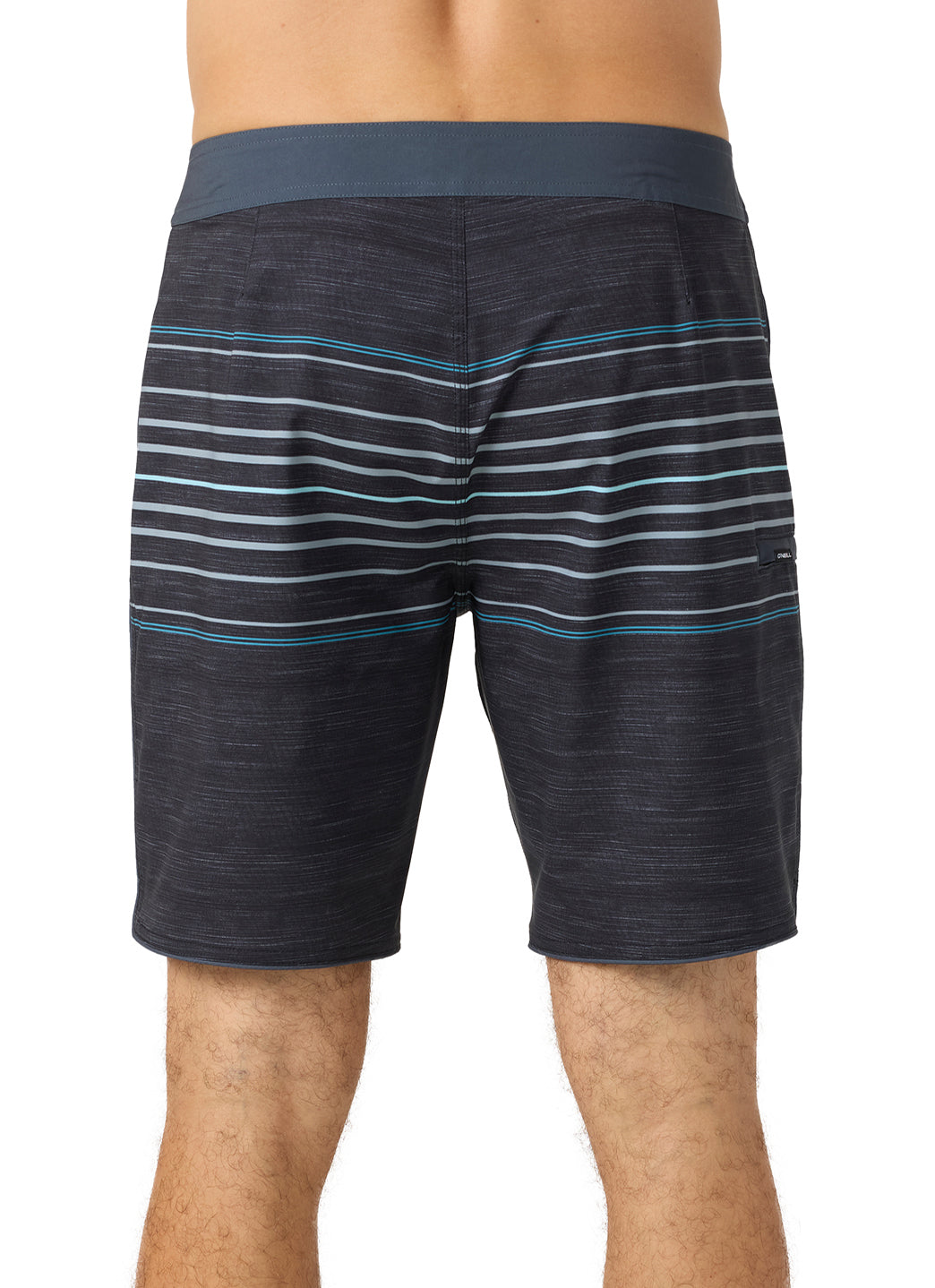 O'Neill Men's 18" Hyperfreak Heat Stripe Scallop Board Shorts