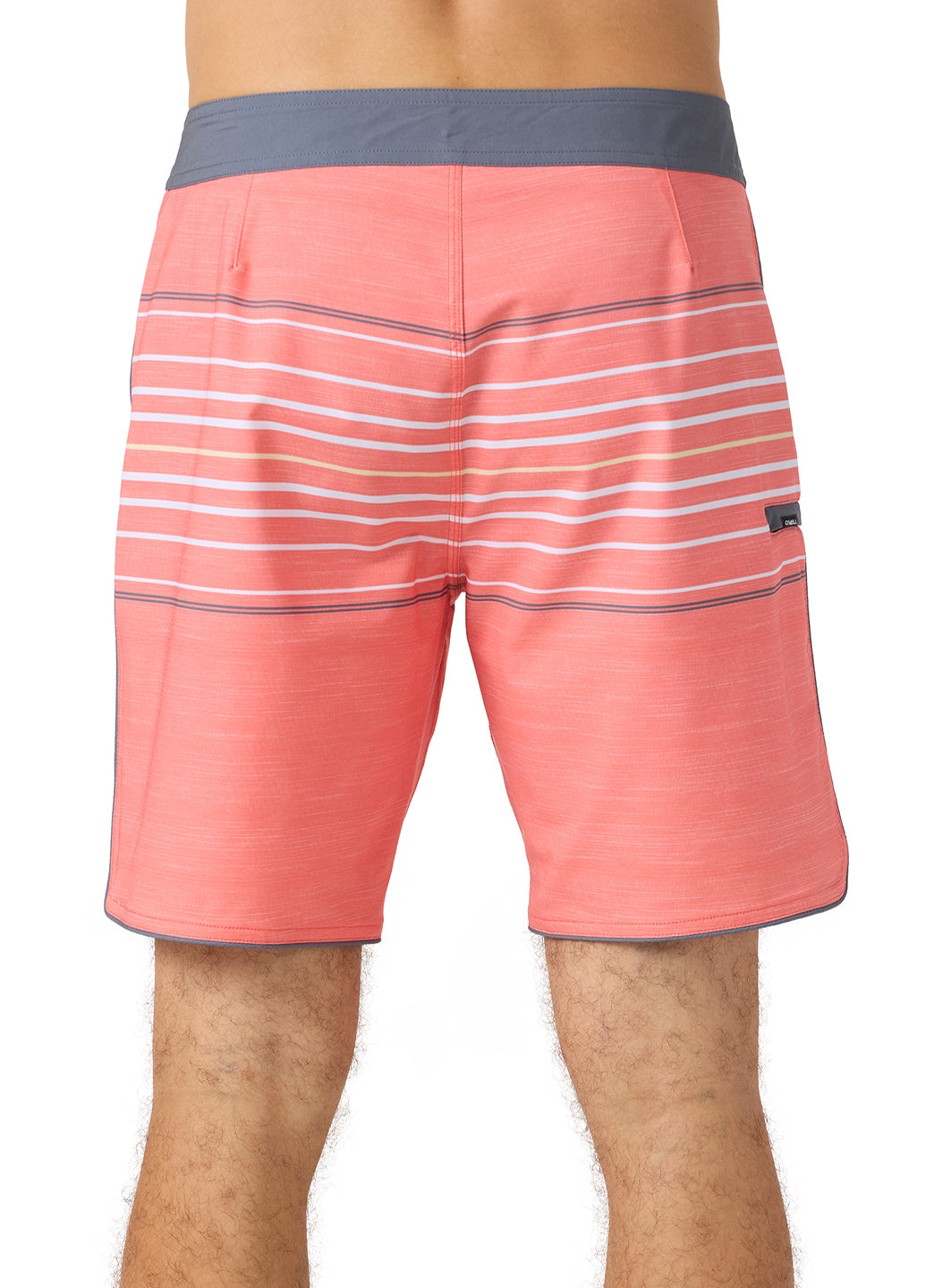 O'Neill Men's 18" Hyperfreak Heat Stripe Scallop Board Shorts