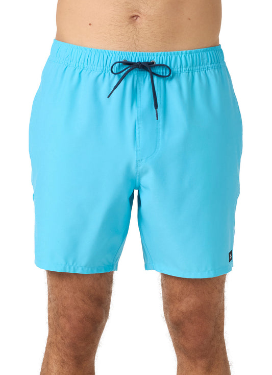 O'Neill Men's 17" Lennox Hermosa Solid Swim Trunks