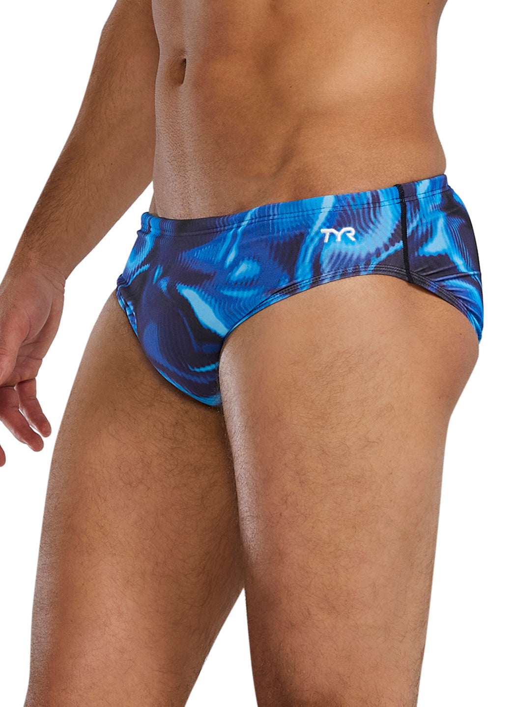 TYR Men's Waveform Durafast Elite Brief Swimsuit
