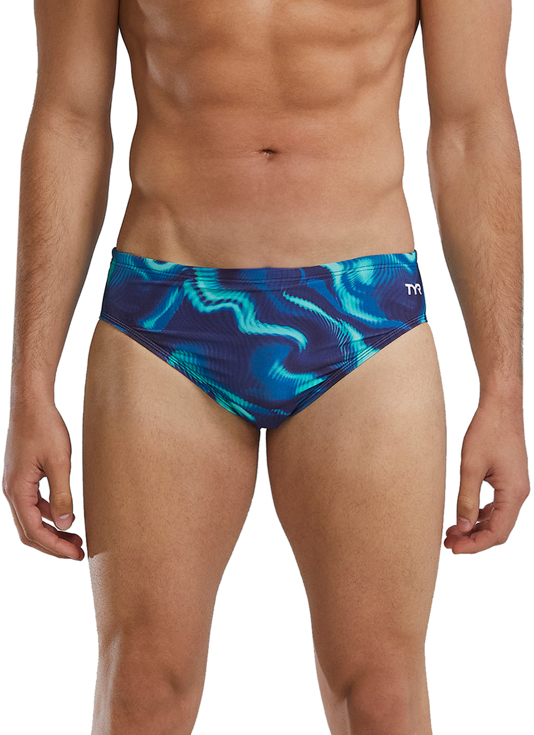 TYR Men's Waveform Durafast Elite Brief Swimsuit