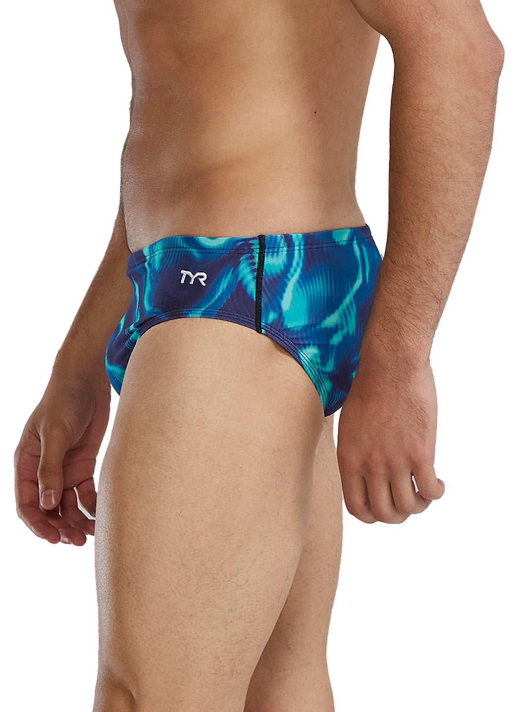 TYR Men's Waveform Durafast Elite Brief Swimsuit