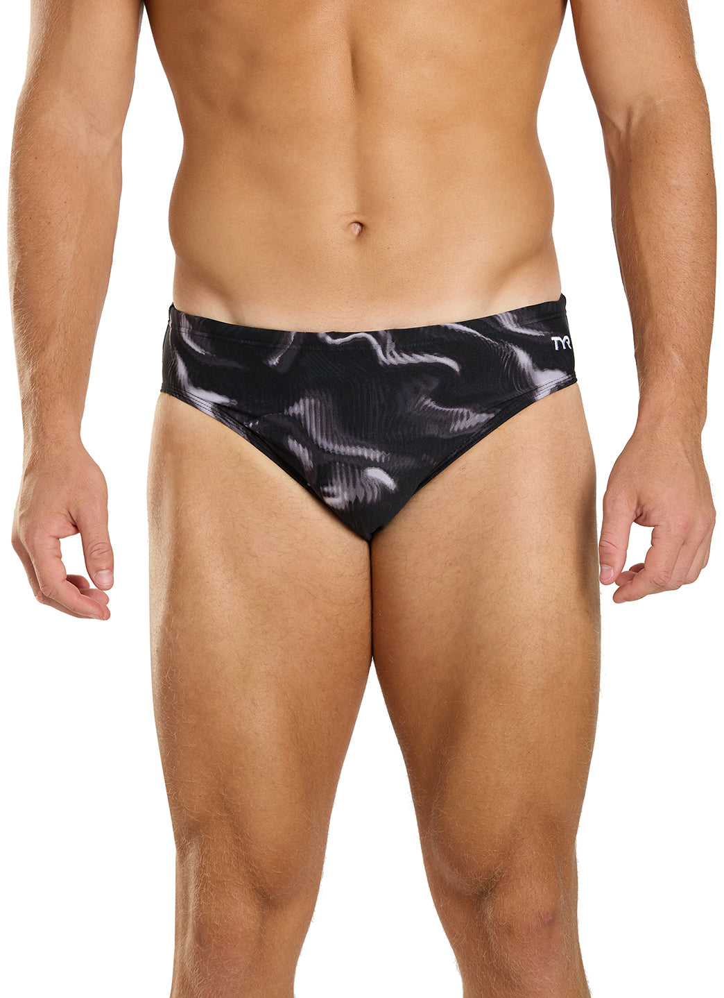 TYR Men's Waveform Durafast Elite Brief Swimsuit