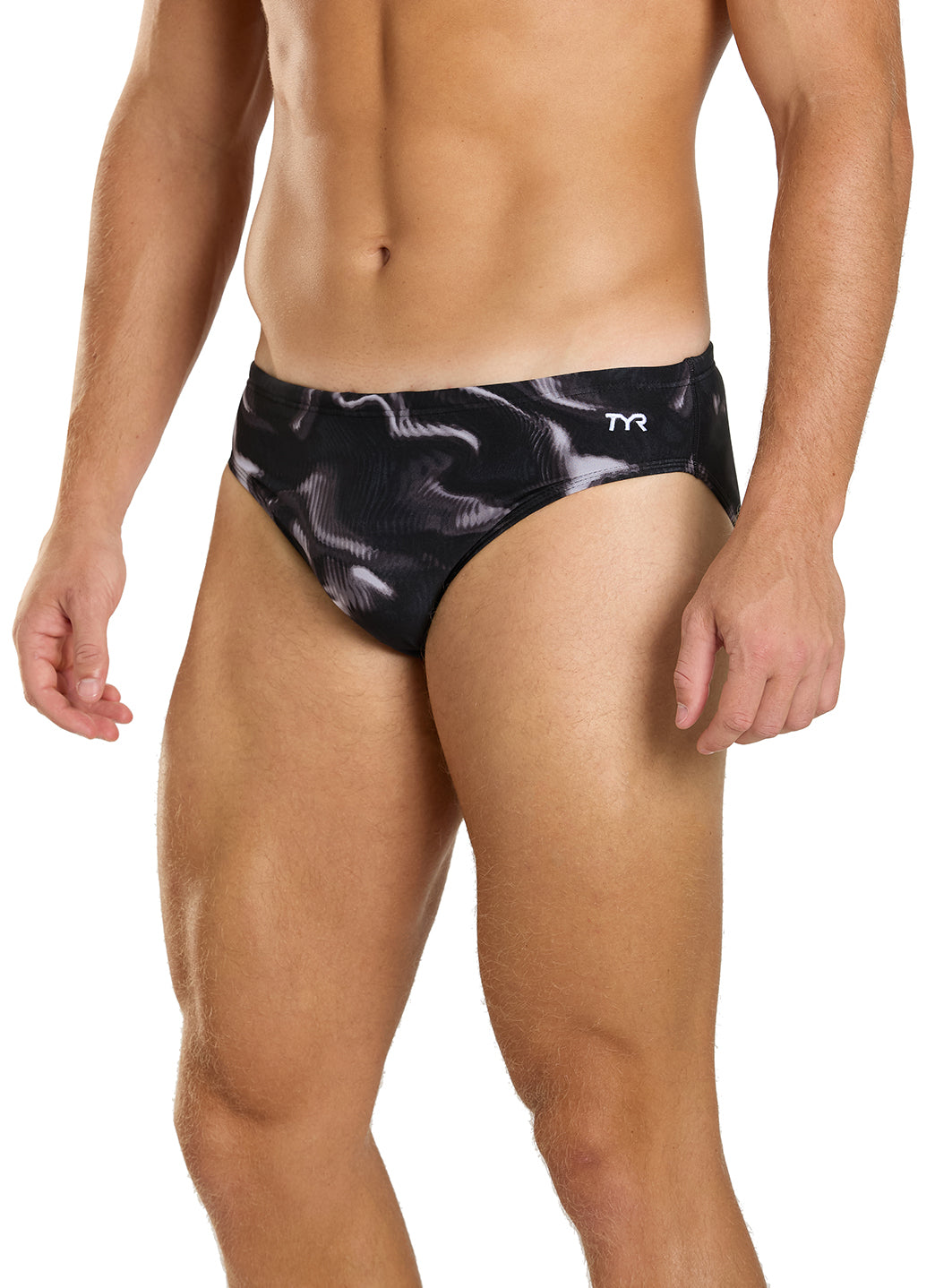 TYR Men's Waveform Durafast Elite Brief Swimsuit