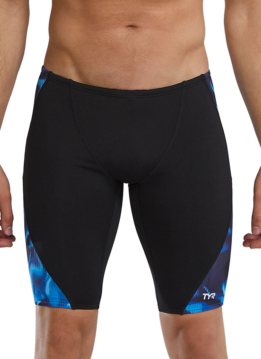 TYR Men's Waveform Durafast Elite Blade Splice Jammer Swimsuit