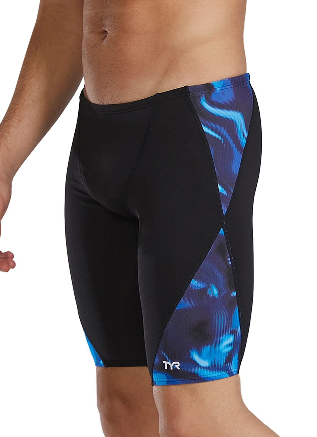 TYR Men's Waveform Durafast Elite Blade Splice Jammer Swimsuit
