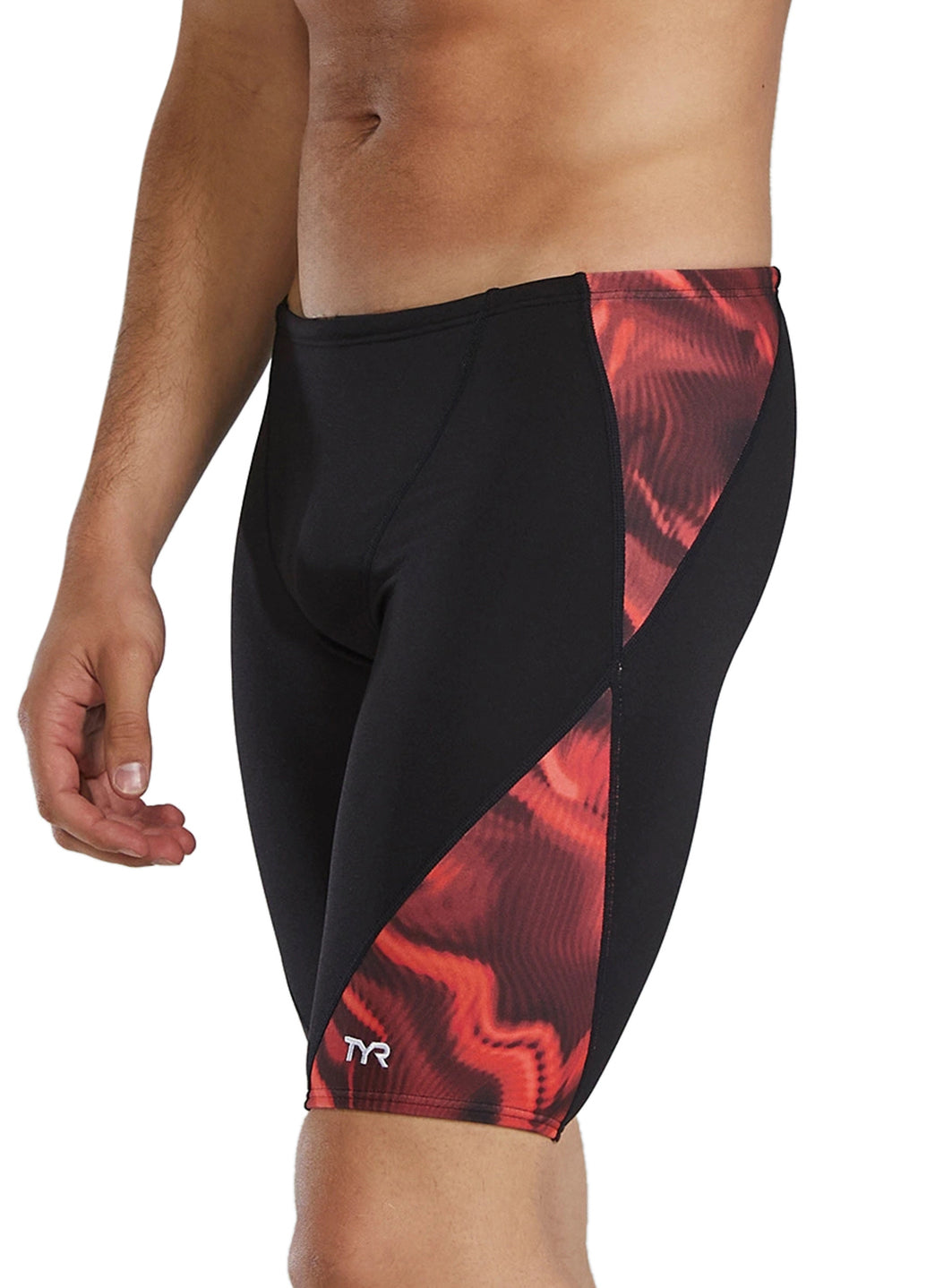 TYR Men's Waveform Durafast Elite Blade Splice Jammer Swimsuit