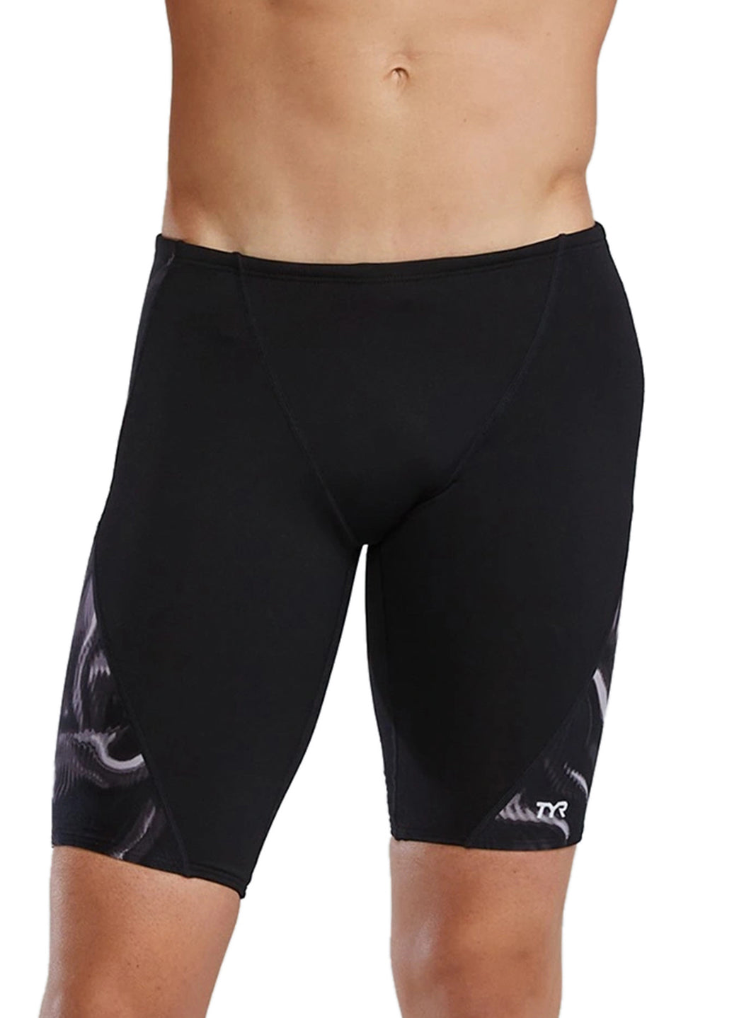 TYR Men's Waveform Durafast Elite Blade Splice Jammer Swimsuit